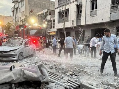 As result of Israeli strike, building collapsed in city of Shahid Chamran in Iran: 60 people killed