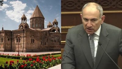 «Իրավունք». Փաշինյանն ասել է՝ այնպիսի փաստեր է ջրի երես հանելու, որ եկեղեցին ընկրկի