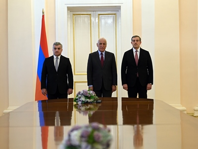Հանրապետության նախագահի նստավայրում տեղի է ունեցել դատավորների երդման արարողություն