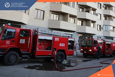 Խոշոր հրդեհ՝ Ծարավ Աղբյուր փողոցում.դեպքի վայր է մեկնել 6 հաշվարկ. տարհանվել է 350 բնակիչ, այրվում են մեքենաներ