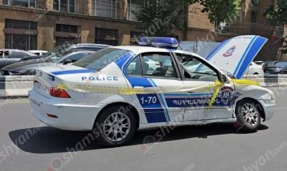 Հյուսիսային պողոտայում առևանգել են ոստիկանական մեքենան, ապա դրանով «Կինոհայրենիքի» խաչմերուկում վթարի ենթարկվել