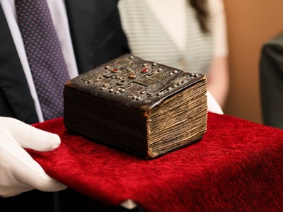 Viva donated an exclusive parchment Gospel to Matenadaran
