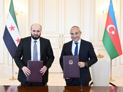 Սիրիան փոխըմբռնման հուշագիր է ստորագրել Ադրբեջանի պետական նավթային ընկերության հետ