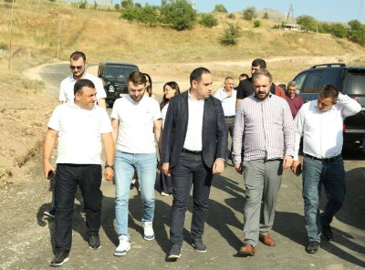 Գևորգ Պապոյանն ու Դավիթ Խուդաթյանն այցելել են Վայոց ձոր՝ հետևելու մի շարք ենթակառուցվածքների ծրագրերի ընթացքին
