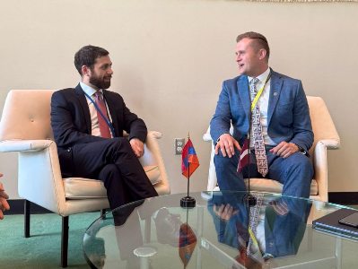 ԱԳ փոխնախարարը և Լատվիայի ԱԳՆ պաշտոնյան քննարկել են Երևանում սպասվող Եվրոպական քաղաքական համայնքի գագաթնաժողովի հարցը
