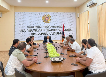 ՍԱՏՄ–ի ղեկավարն ընդունել է ԳՈւՄ–ի շուկայի մսավաճառներին