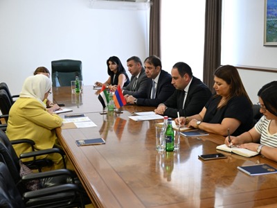 Դավիթ Խուդաթյանը և ԱՄԷ դեսպանը քննարկել են ջրային ռեսուրսների կառավարման ոլորտում համագործակցությանը վերաբերող հարցեր