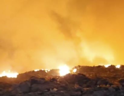Խոշոր հրդեհ Նուբարաշենի աղբավայրում