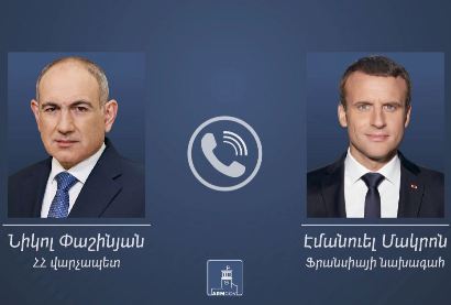 Armenia’s Pashinyan briefs France’s Macron on results of talks in Washington