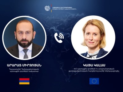 Глава МИД Армении провел переговоры с главой евродипломатии
