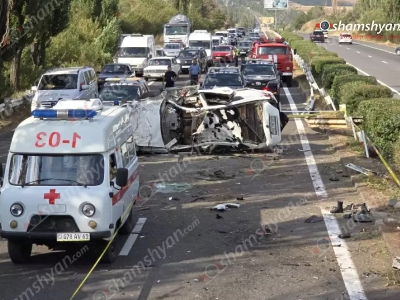 Երևան-Սևան ավտոճանապարհին բախվել են 2 «Opel»-ները և «Nissan»-ը․ վերջինը կողաշրջվել է․ կա 1 զոհ, 3 վիրավոր․ shamshyan.com