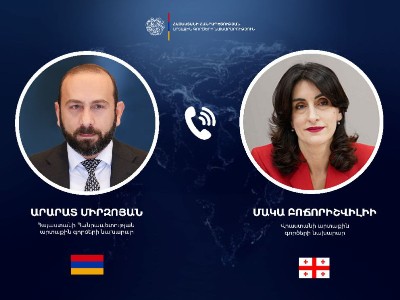 Глава МИД Армении обсудил с грузинской коллегой переговоры в Вашингтоне