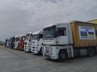Azerbaijan sends new batch of humanitarian aid to Ukraine