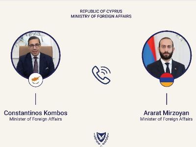 Կիպրոսի արտգործնախարարը շնորհավորել է հայ գործընկերոջը Ադրբեջանի հետ խաղաղության համաձայնագրի նախաստորագրման առթիվ