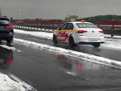 August snowfall in Russia’s Saint Petersburg