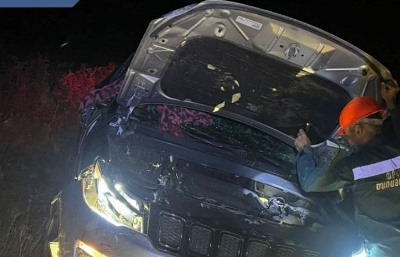 Երևան-Մեղրի ճանապարհին «Jeep Compass» ավտոմեքենան դուրս է եկել երթևեկելի հատվածից, ընկել ձորը. կան վիրավորներ