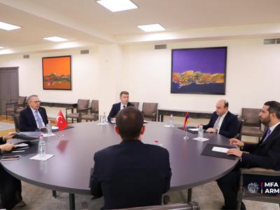 MFA: Armenia-Turkey normalization process special representatives meet in Yerevan