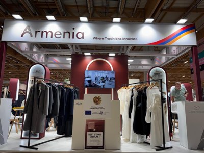 Texworld Apparel Sourcing Paris-ին Հայաստանի տաղավարն արժանացել է ցուցահանդեսի «Լավագույն տաղավար» մրցանակին
