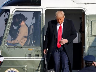 NBC: Man arrested for attempting to blind Trump helicopter crew with laser pointer