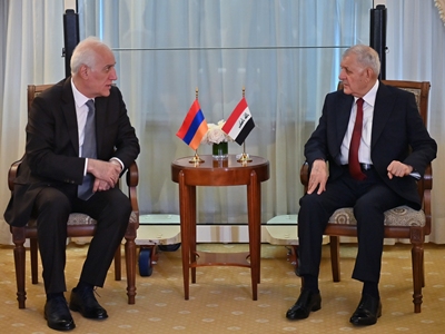 Armenia, Iraq presidents discuss need to launch Yerevan-Baghdad direct flights