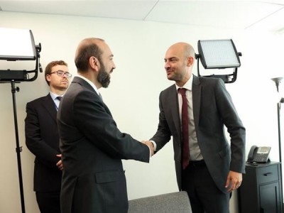 Նյու Յորքում հանդիպել են Հայաստանի և Ֆրանսիայի ԱԳ նախարարներ Արարատ Միրզոյանը և Ժան-Նոել Բարոն