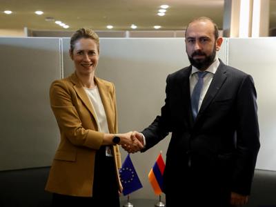 Мирзоян и Калас обменялись мнениями о приоритетных программах сотрудничества Армения-ЕС