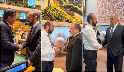 Արարատ Միրզոյանը «ոտքի վրա» զրուցել է Ռուսաստանի եւ Իրանի ԱԳ նախարարների հետ