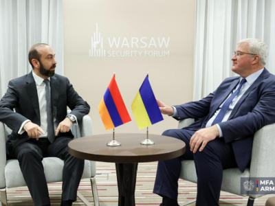 FMs agree to develop Armenia-Ukraine cooperation