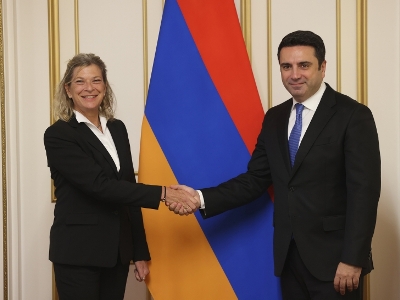Ձեր ծրագրերը զգալիորեն նպաստել են ժողովրդավարական ինստիտուտների կայացմանը. Ալեն Սիմոնյանը՝ Սաբինե Ֆենդրիխին
