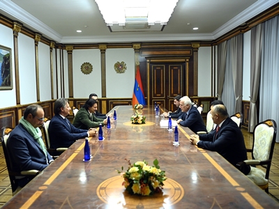 Հայաստանը մշտապես կրում եմ իմ սրտում. Վահագն Խաչատուրյանն ընդունել է հռչակավոր իտալացի տենոր Վիտտորիո Գրիգոլոյին