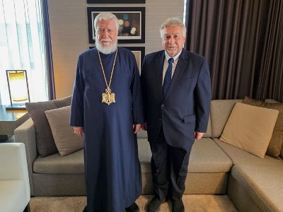 Արամ Ա. Կաթողիկոսն ընդունել է Ռամկավար Ազատական կուսակցության նախագահին