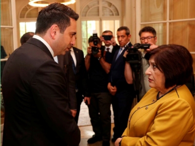 What Alen Simonyan and Sahiba Gafarova discussed