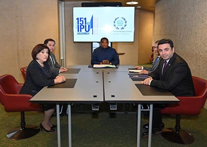 Speaker of Azerbaijan’s Milli Majlis Discusses Meeting with Armenian Parliament Speaker