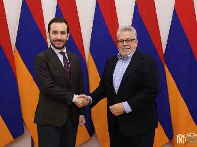 Հայկ Կոնջորյանը Եվրախորհրդարանի պատգամավոր Նաչո Սանչես Ամորի հետ քննարկել է ՀՀ-ԵՄ համագործակցության ընթացքը