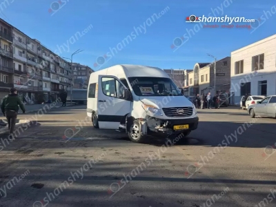 Հրազդան քաղաքում բախվել են Երևան - Հրազդան երթուղին սպասարկող մարդատար «Գազել»-ն ու «Opel»-ը. կան վիրավորներ