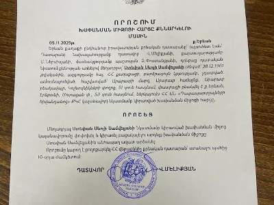 Արամ Սարգսյանի դեմ մահափորձի մեջ մեղադրվող գործարար Ստեփան Սամվելյանն ազատ է արձակվել