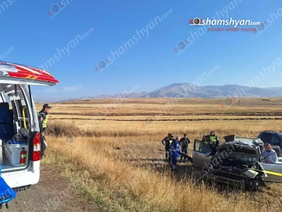 Ափնա-Հարթավան ճանապարհին բախվել են «Nissan X-Trail»-ն ու «Opel Zafira»-ն. մեքենաները հայտնվել են դաշտում. կա 6 վիրավոր