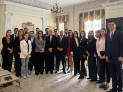 Նարեկ Մկրտչյանը հյուրընկալել է Թաֆթս համալսարանի Ֆլեթչեր դպրոցի «Թավիթյան կրթական ծրագրի» ուսանողներին