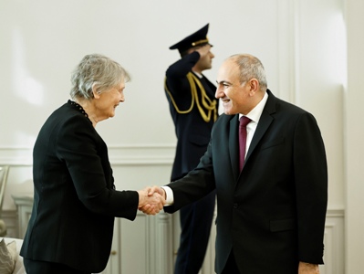 Armenia PM, Global Leadership Foundation chair talk about Crossroads of Peace, TRIPP initiatives