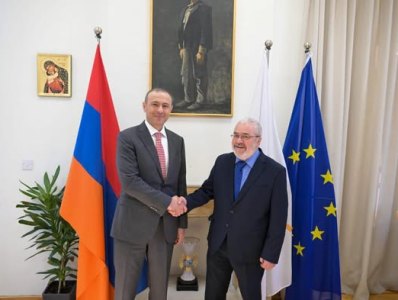 Armen Grigoryan, Tasos Tsionis discuss Armenia-Cyprus political agenda