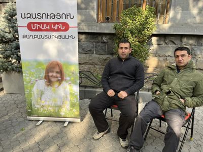Նստացույց՝ ի աջակցություն միակ կին քաղբանտարկյալ Լիդյա Մանթաշյանի ազատ արձակման արդարադատության նախարարության դիմաց