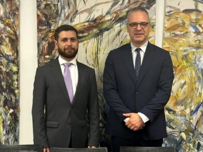 Քննարկվել են Կիպրոսի հարցին առնչվող զարգացումները. Վահան Կոստանյանը հանդիպել է Մենելաոս Մենելաոուի հետ