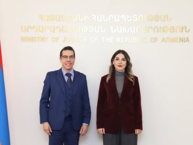 Սրբուհի Գալյանը և Բրազիլի դեսպանը անդրադարձել են իրավական փոխօգնության ոլորտում առկա համագործակցությանը