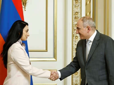 Վարչապետն ընդունել է Աշխարհի և Եվրոպայի չեմպիոն Նազիկ Ավդալյանին