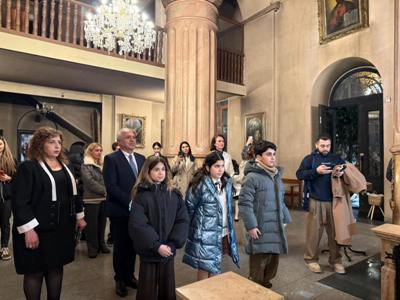 В Грузинской епархии ААЦ приняли участников детского конкурса песни «Евровидение – 2025» с армянскими корнями