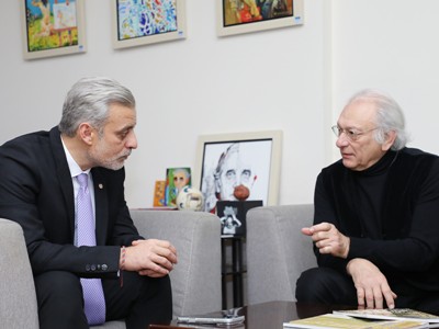 Կինոռեժիսոր, պրոդյուսեր Սերժ Ավետիքյանի հետ քննարկվել են մշակութային մի շարք նախագծեր