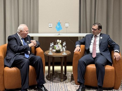 Armenia deputy FM in Riyadh, presents importance of implementing TRIPP Route project