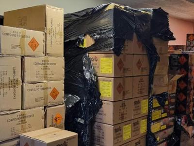 Полиция обнаружила в Амстердаме склад с 8 500 кг нелегальной пиротехники