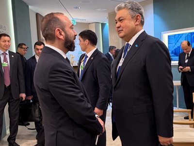 Глава МИД Армении провёл в Давосе встречи с министрами иностранных дел Казахстана, Испании и Норвегии