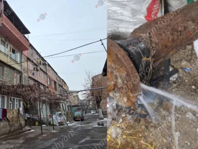 Մեկ ամիս է՝ Արտաշիսյան փողոցի բնակելի շենքի նկուղային հարկում խմելու ջրի խողովակը վնասվել և ջուրը լցվում է նկուղը